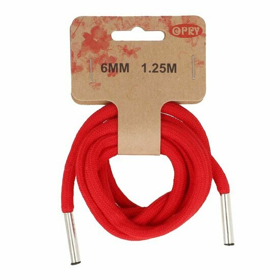 Hoodie Koord 6mm - Rood