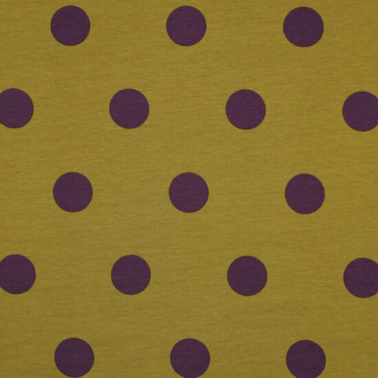 French Terry - Big Dots - Pickles