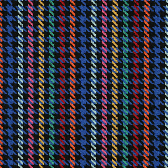 Jacquard - Pied de Poule - Kobalt