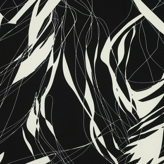 Viscose - Abstract - Zwart
