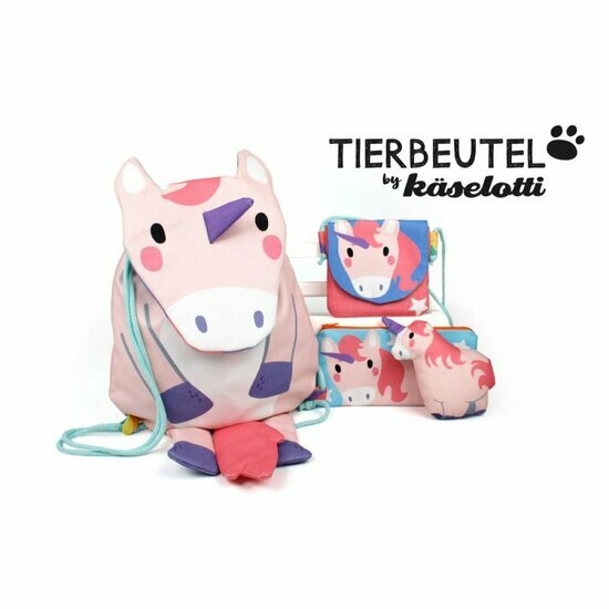 Canvas - Paneel Dierentas Unicorn - Multicolor