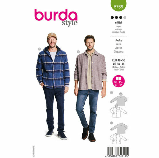 Burda Patroon 5768 - Jas