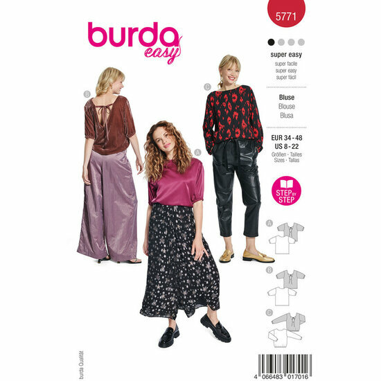 Burda Patroon 5771 - Bloes