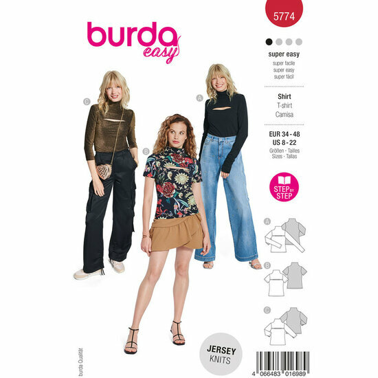 Burda Patroon 5774 - T-shirt