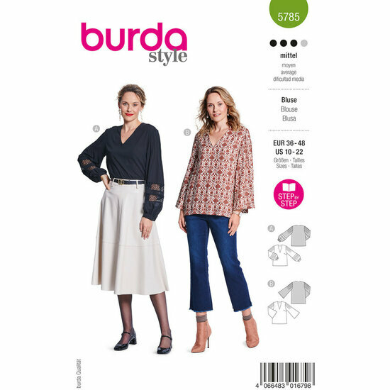 Burda Patroon 5785 - Bloes