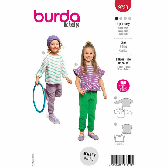 Burda Patroon 9223 - T-shirt