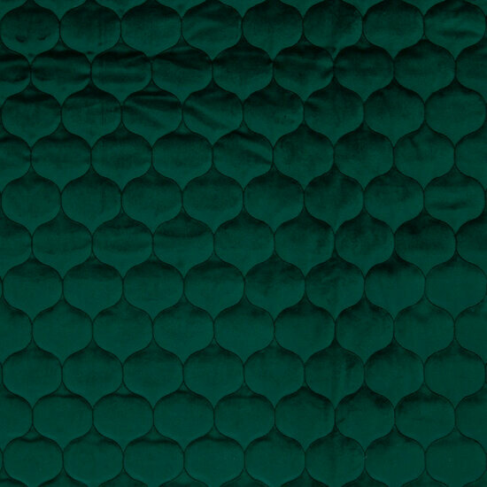 Velvet - Uni Quilted - Groen