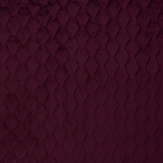 Velvet - Uni Quilted - Bordeaux