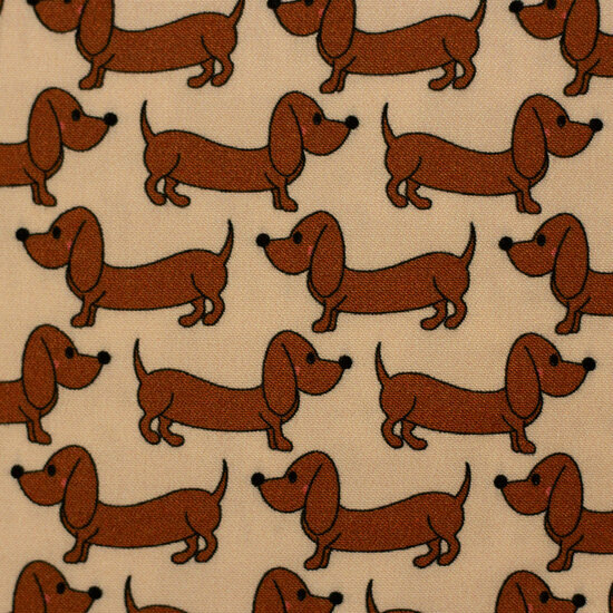 Viscose - Sweet Dog - Beige