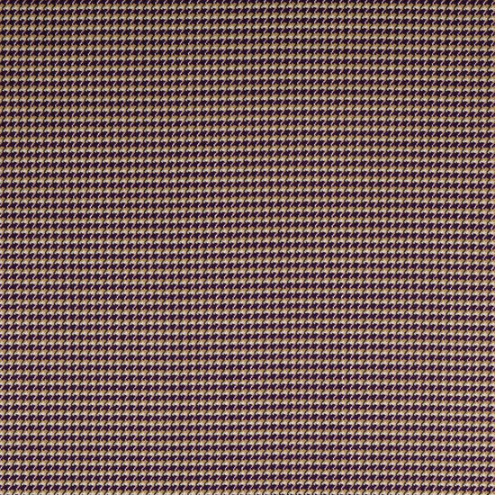 Gabardine Jacquard Stretch - Pied de Poule - Paars