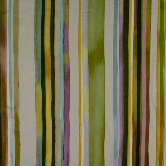 Viscose Satijn - Strepen - Multicolor