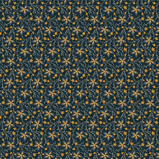 Katoen - Bloom Burst - Indigo