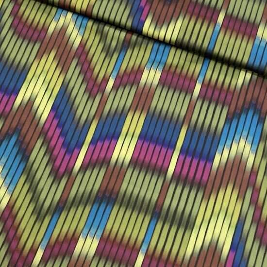 Satijn - Lines - Multicolor