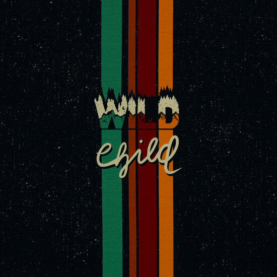 French Terry - Paneel Wild Child - Zwart