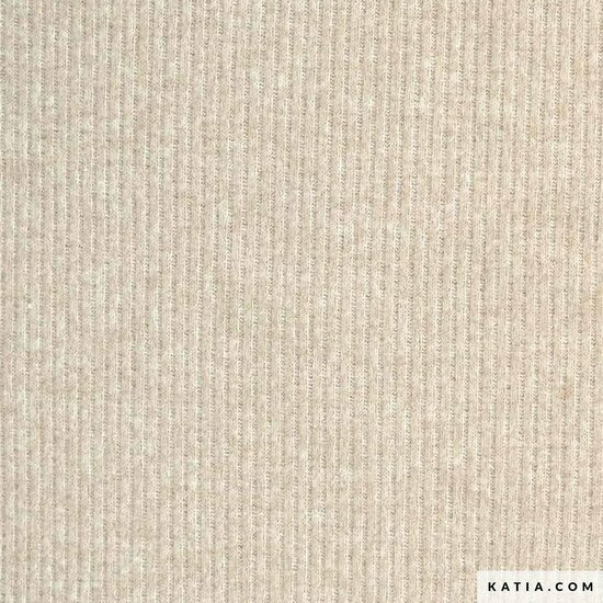 Rib Jersey - Uni Gebreid - Almond