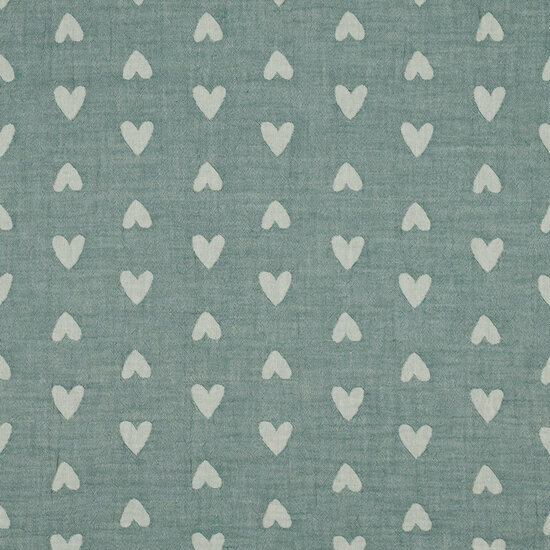 Tetra Jacquard - Hearts - Sage