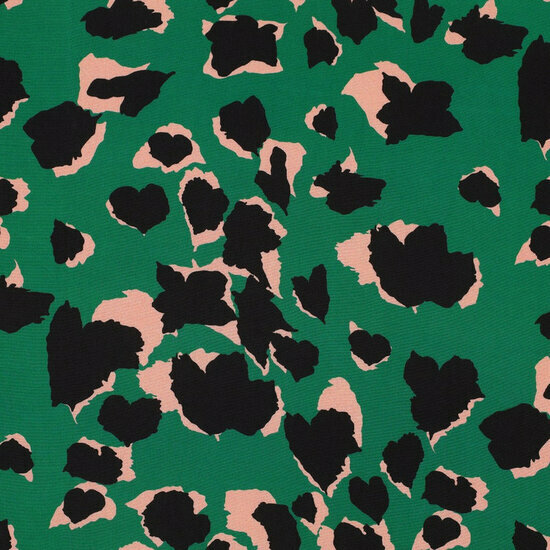 Viscose - Animal Skin - Groen