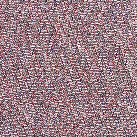 Jacquard - Zigzag - Ecru, Rood