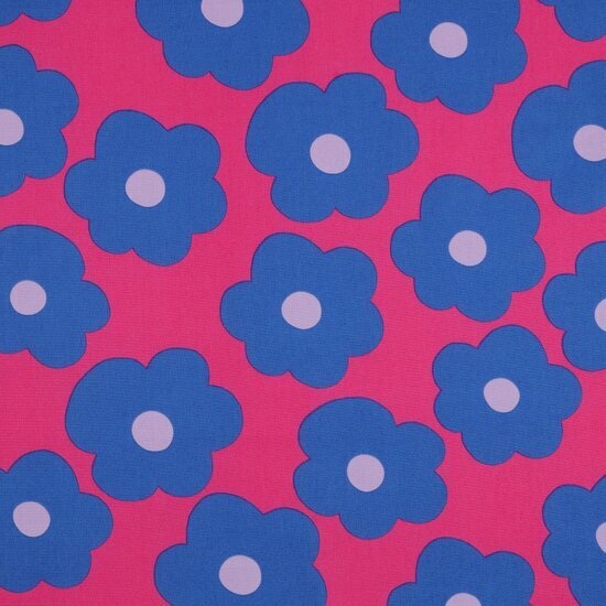 Poplin - Big Flower - Felroze