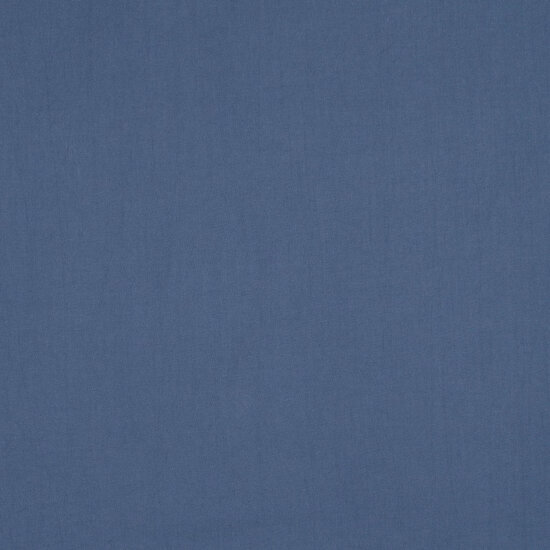 Washed Katoen - Uni - Jeansblauw
