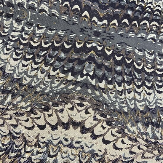 Jacquard - Abstract Lurex - Pine