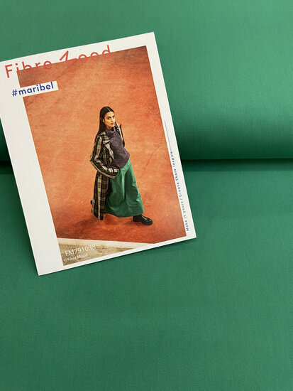 Katoen Twill - Uni - Groen