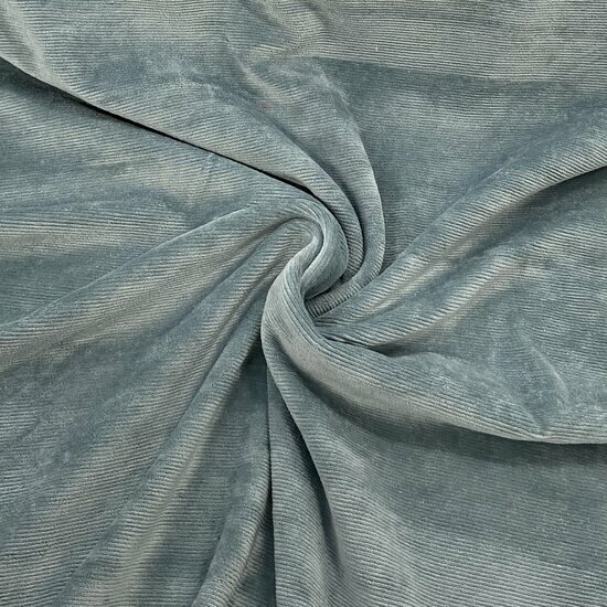 Fluweel - Uni Rib - Dark Mint