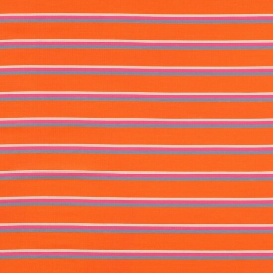 Viscose - Strepen - Oranje