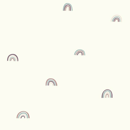 Jersey - Rainbow - Ecru