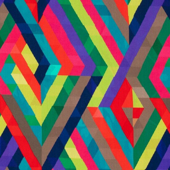 Viscose - Stained Glass - Rood