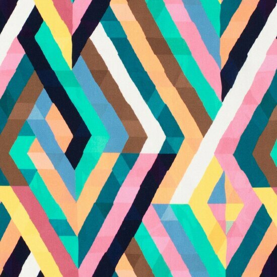 Viscose - Stained Glass - Petrol
