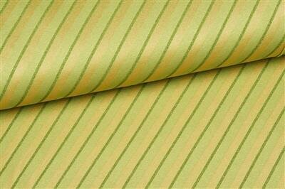 Jacquard Stretch - Lurex Stripes - Groen