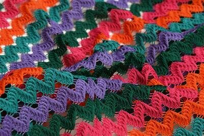 Gebreid - Crochet Zigzag - Multicolor