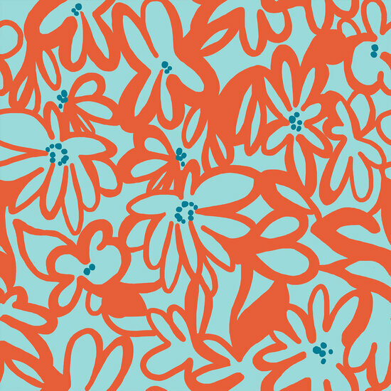 Lycra - Tiare - Turquoise