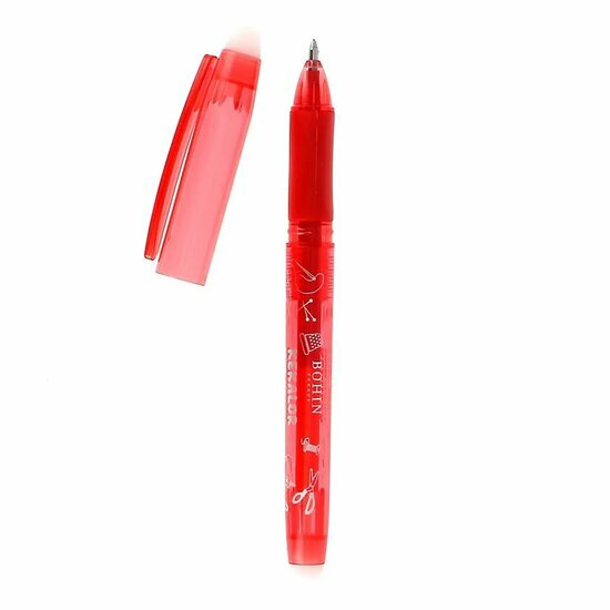 Bohin Kekalor 2in1 Uitwisbare Thermo-gevoelige Pen - Rood