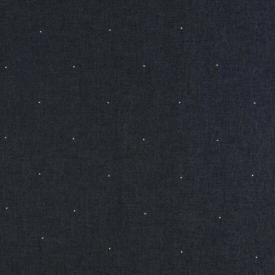 Jeans - Silver Studs - Navy