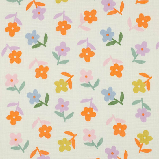 Tetra - Flowers - Ecru