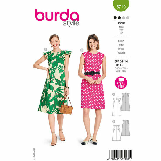 Burda Patroon 5719 - Jurk