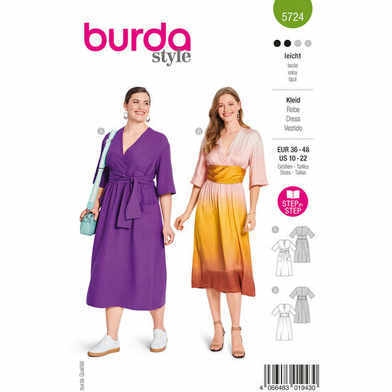 Burda Patroon 5724 - Jurk