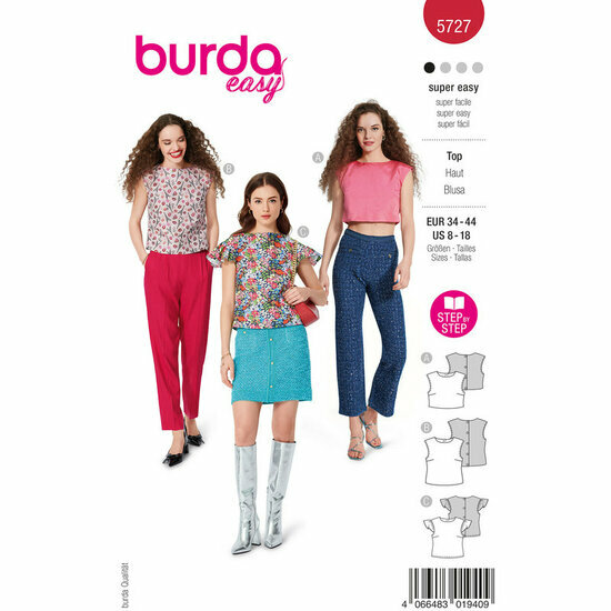 Burda Patroon 5727 - Top