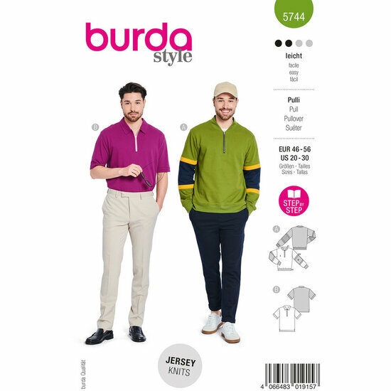 Burda Patroon 5744 - Trui