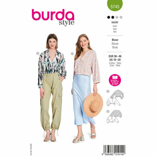 Burda Patroon 5745 - Bloes