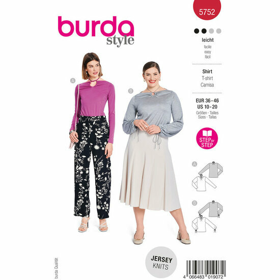 Burda Patroon 5752 - T-shirt