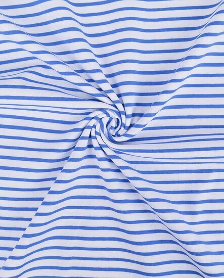 Jersey - Stripes - Kobalt