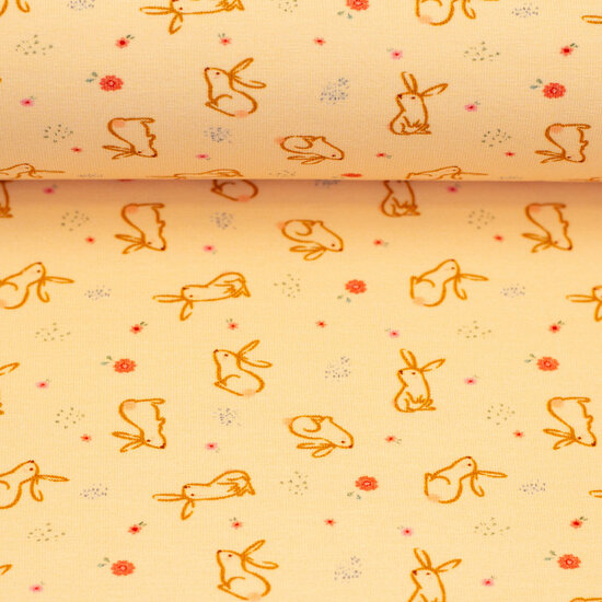 Jersey - Bunnies - Perzik
