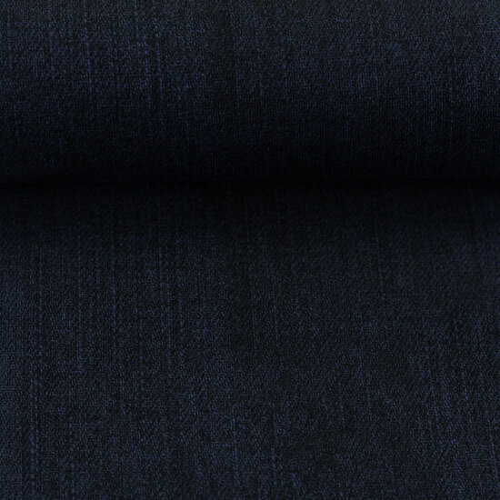 French Terry - Uni Jeanslook - Donkerblauw