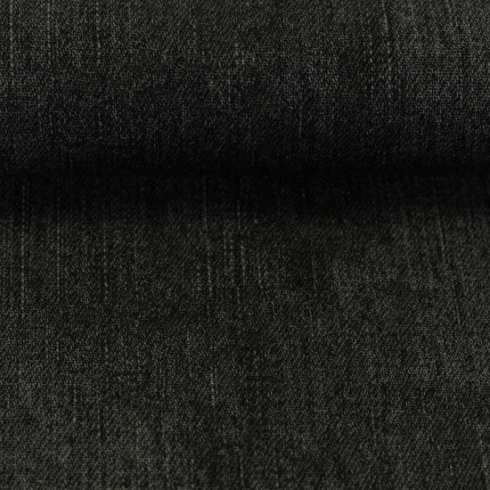 French Terry - Uni Jeanslook - Zwart