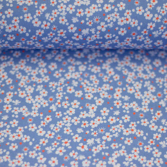Katoen - Lilly - Blauw