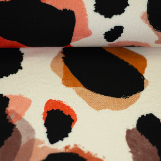 Viscose - Vlekken - Beige