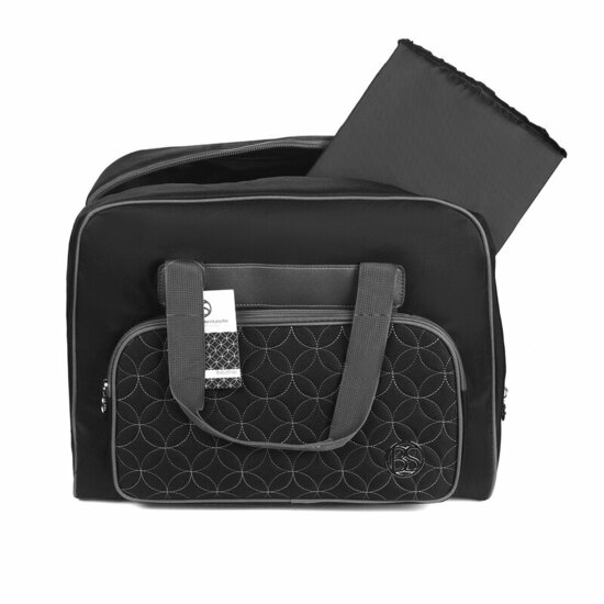 Babysnap Naaimachinetas Zwart Quilted